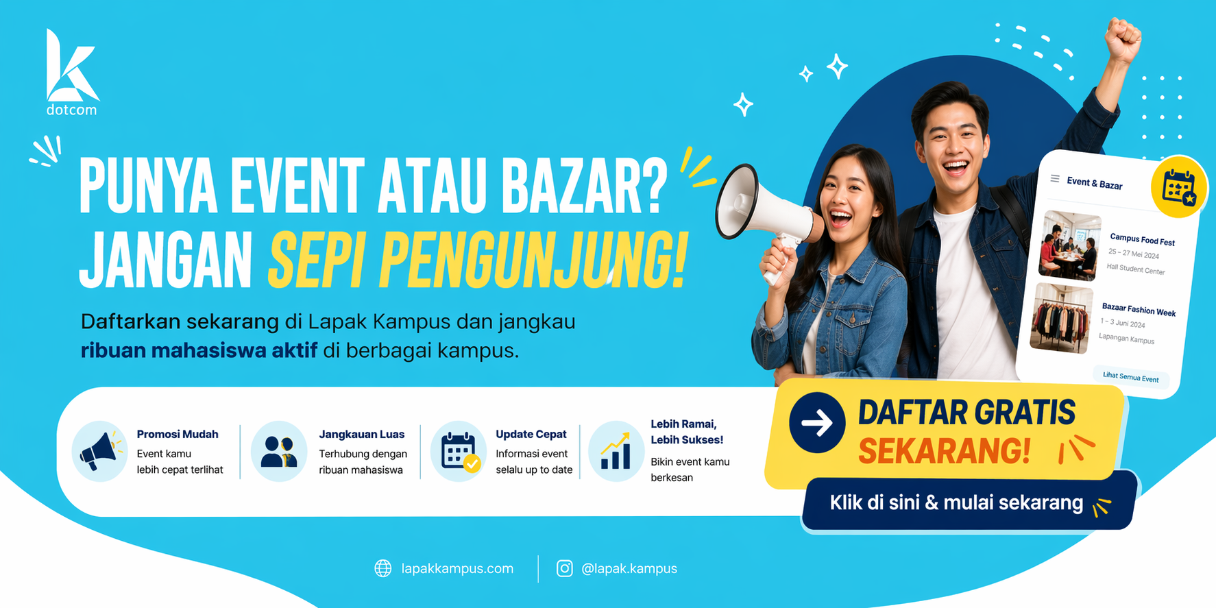 Lapak Kampus Dot Com Bazar Event